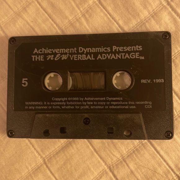 Achievement dynamics the new verbal advantage Cassette tapes - Picture 7 of 12